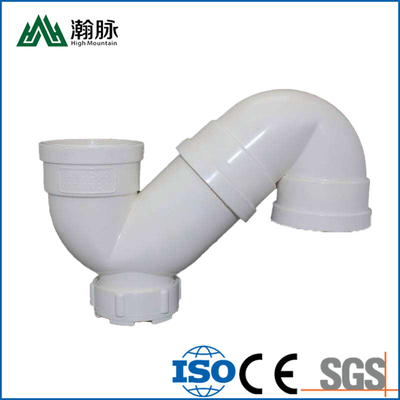 Αποσμητικός αγκώνας αποξετεύσεων PVC παγίδων νερού χωρίς στοματικό π-τύπο κάτω