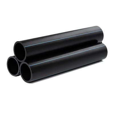 Μαύρο πλαστικό σωλήνα υψηλής πυκνότητας πολυαιθυλενίου HDPE για παροχή νερού και αποχέτευση