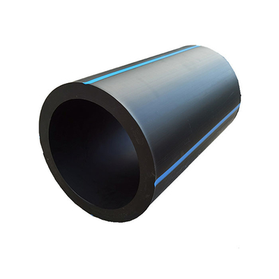 Μαύρο Χρώμα HDPE Σωλήνας Παροχής Νερού ISO9001 PE100 DN160mm