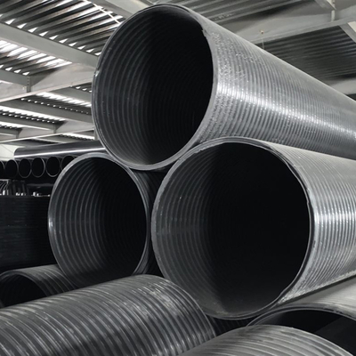 Φθηνό σωλήνα hdpe σε μαύρες/μπλε ρίγες ανθεκτικό στη διάβρωση