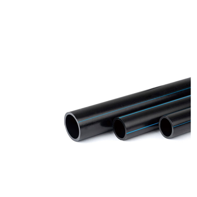 Ελκυστική υδραγωγός hdpe σε μαύρη/μπλε λωρίδα DN20mm-1600mm