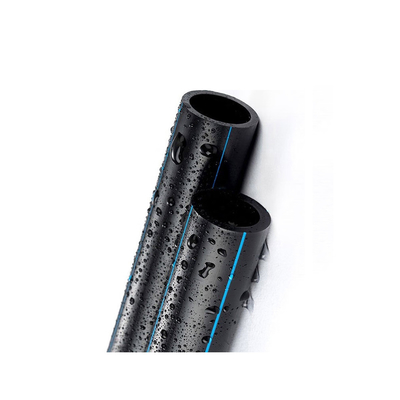 Ελκυστική υδραγωγός hdpe σε μαύρη/μπλε λωρίδα DN20mm-1600mm