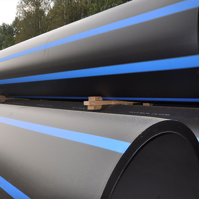 Ανθεκτικός στη διάβρωση αγωγός νερού από HDPE μαύρο μπλε