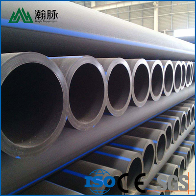 PE υδραγωγός Hdpe / PE υδραγωγός σε μαύρο Custom μεγέθη ISO πιστοποιημένο