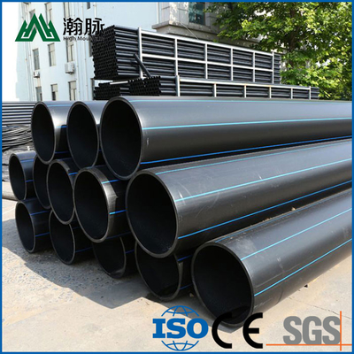 DN16mm-1800mm Hdpe σωλήνα PE σωλήνα πιστοποιημένο σύμφωνα με το ISO9001 σε μπλε ή μαύρο