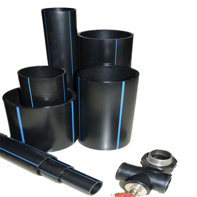 50 έτη μακροζωία Πυλώματα υδροδότησης HDPE PN6-PN16 Δυναμική πίεσης με σύνδεση σύντηξης τύπου