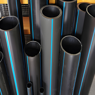 Σωλήνας νερού HDPE 20mm-1200mm Αντοχή σε εφελκυσμό ≥20MPa Ανθεκτικός σε ακραίες θερμοκρασίες
