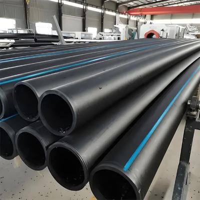 Πιστοποίηση ISO9001 για σωλήνες υδροδότησης HDPE Ανθεκτικοί στη διάβρωση Μαύρο