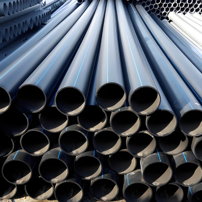 Πιστοποίηση ISO9001 για σωλήνες υδροδότησης HDPE Ανθεκτικοί στη διάβρωση Μαύρο