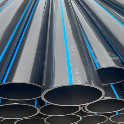 Σωλήνες ύδρευσης από μαύρο πλαστικό HDPE για τη μεταφορά νερού