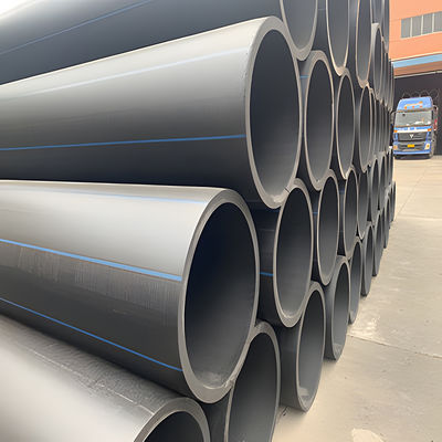 Σωλήνες ύδρευσης από μαύρο πλαστικό HDPE για τη μεταφορά νερού