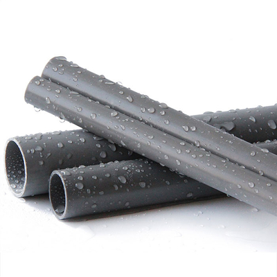 Συγκολλητικές πλαστικές αποξετεύσεις PVC DN20 - γκρίζος UPVC σωλήνας παροχής νερού DN630