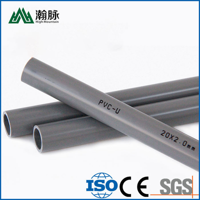 Σκληροί πλαστικοί υδροσωλήνες 40 50 140 160mm 1.0Mpa 1.6Mpa PVC υδροσωλήνας PVC 3 ίντσας